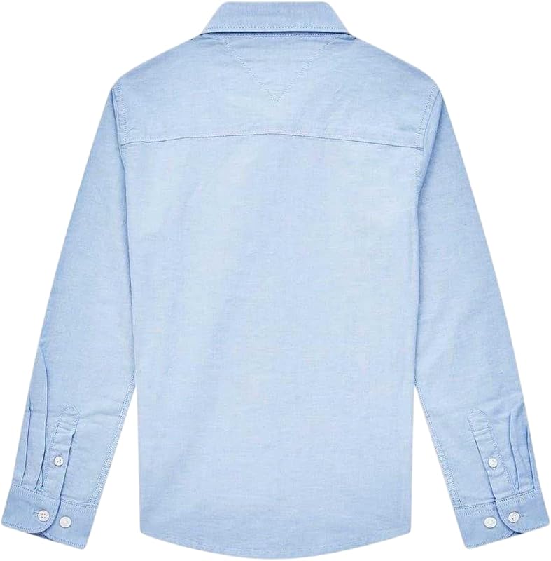 Jungen Hemd Oxford mit Stretch, Blau (Calm Blue), 16 Jahre