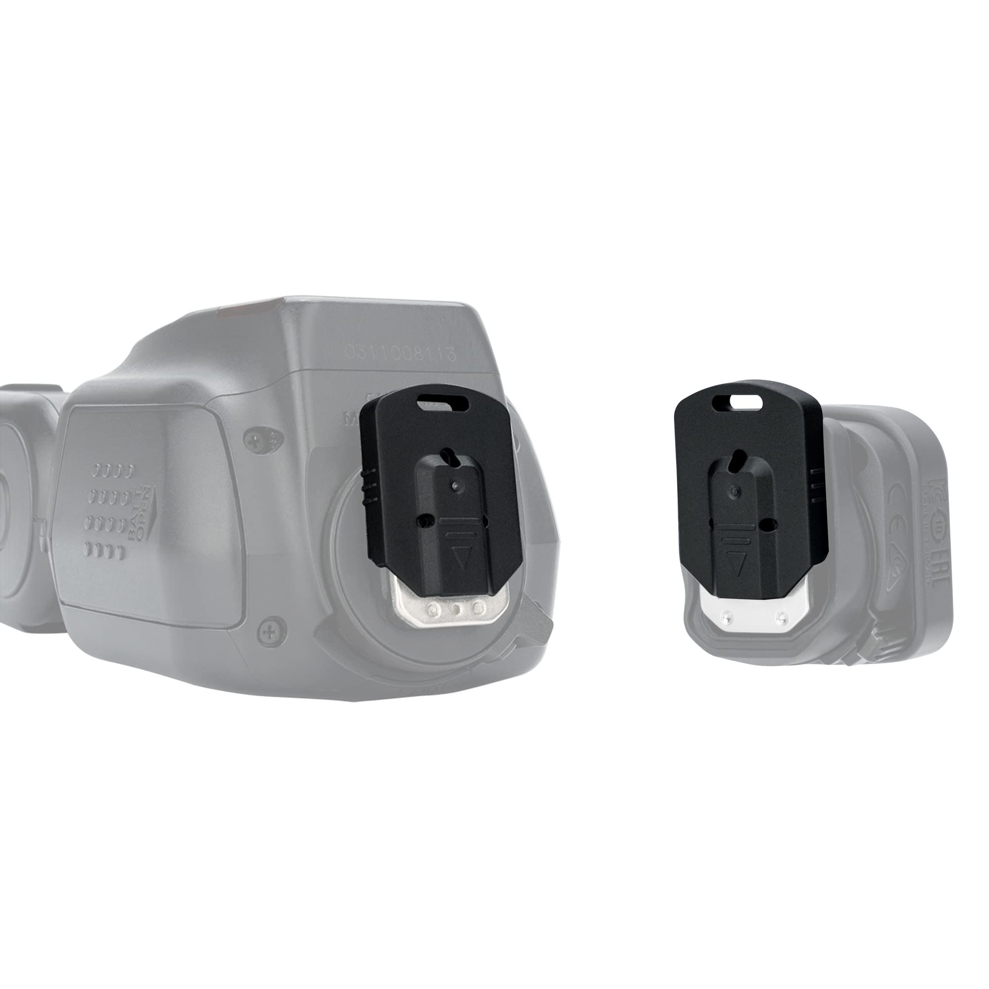 (2 Pack) JJC Shoe Connector Protect Cap for Canon EL-5 EL-1 600EXII 470EX 430EXIII EL-100 Flash Mounting Foot & Speedlite Transmitter Microphone GPS Receiver etc. Device with Multi-Function Shoe