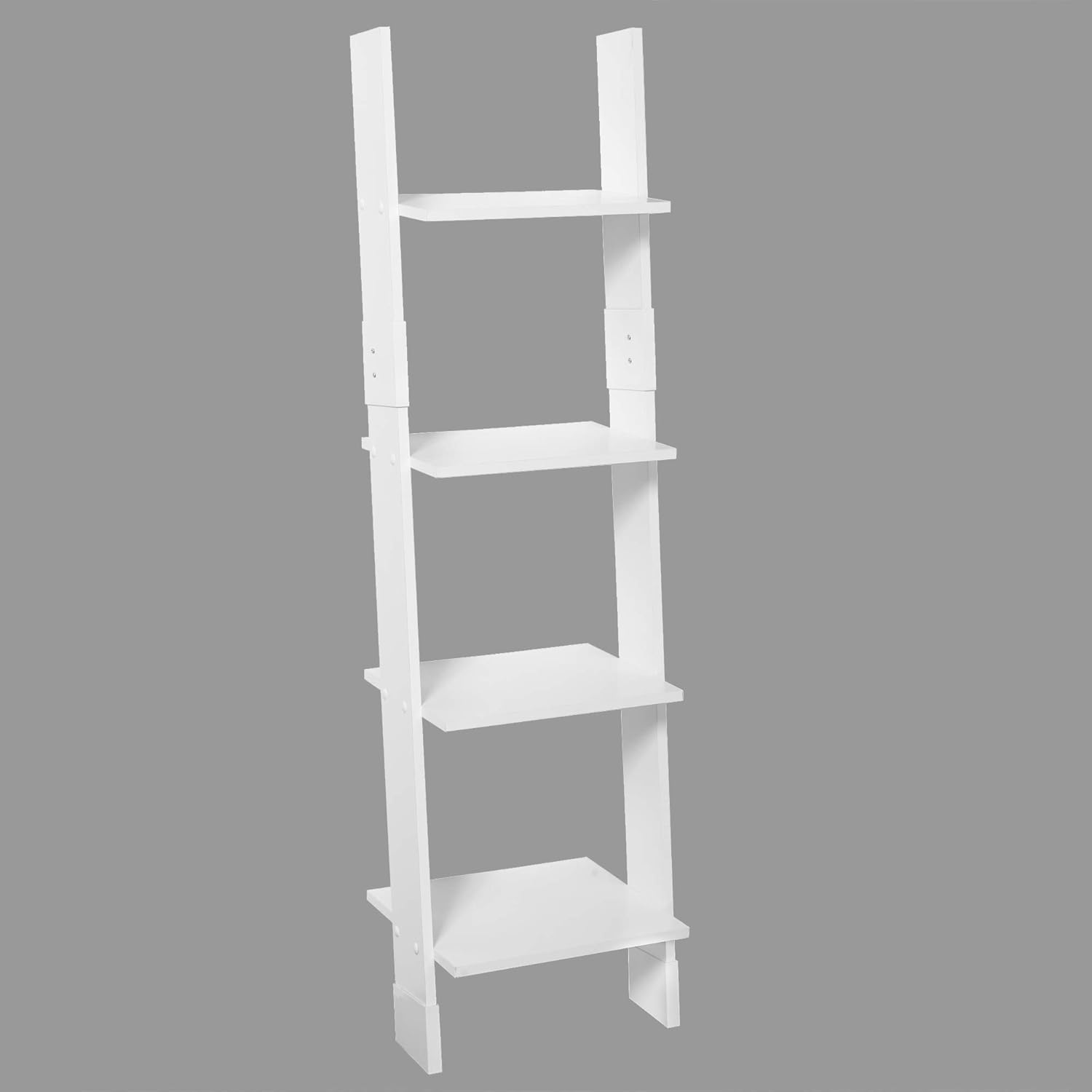 Zenna Home Ladder Style Bathroom Linen Tower, White: Home & Kitchen