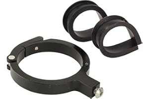 TKO Clamping Systems USA Billet Aluminum Slim Fit Roll Bar Accessory Mount Size 5 Black (2-1/4" - 2-1/2" Tube)