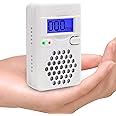 Carbon Monoxide Detector Alarm with Digital LCD Display, CO Detector Alarm with Replaceable Battery,Test-Reset Button, Low Battery Indicator, Portable,complies with UL2034(Batteries NOT Included)