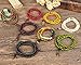 FIBO STEEL 8Pcs 8mm Wood 108 Mala Beaded Bracelet for Men Buddha Bracelet Elastic