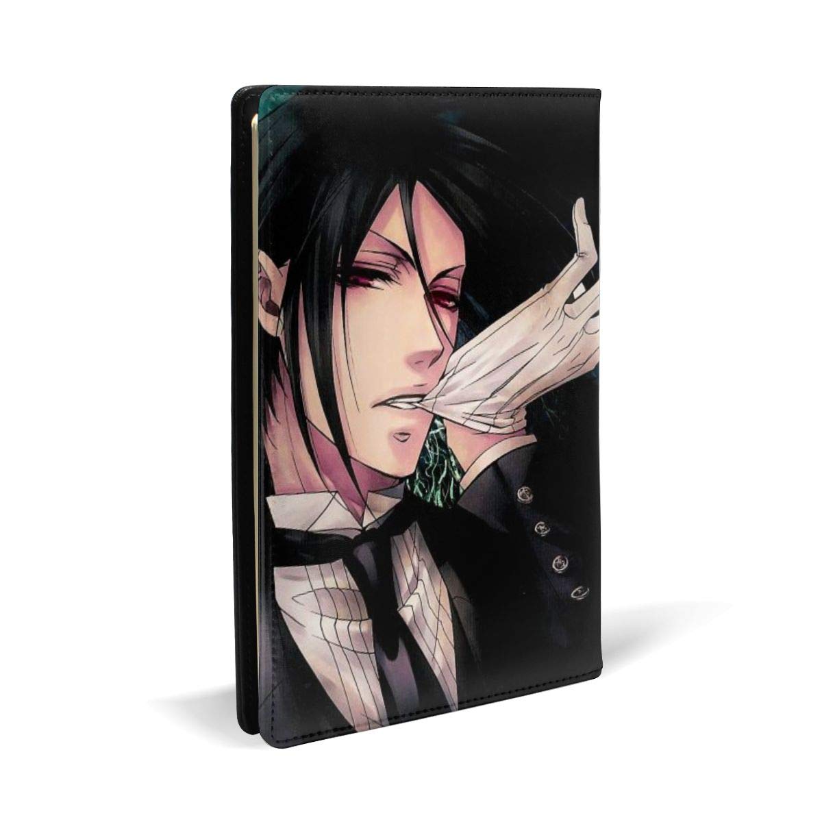 Book Covers Book Accessories And Sketch Book Angela R Mathews Black Butler Sebastian Anime Cartoon Comic Print A5 Book Cover Pu Leather Notebook Cover Fits 9 X 6 Inch Journals Books Book Bible