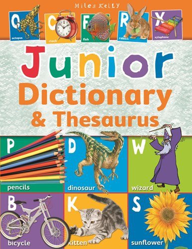 Junior Dictionary & Thesaurus 1782097147 Book Cover