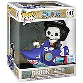 Funko Pop! Rides One Piece Brook with Shark Submerge, Fall Convention Exclusive, 5.8 inch Vinyl Figure