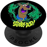 Scooby-Doo Surrounded By Ghosts Distressed Head Portrait PopSockets Adhesive PopGrip