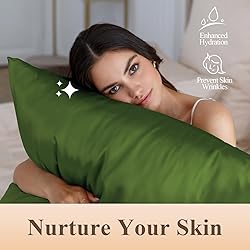 Silk Like Satin Pillowcase Standard Size, Dark