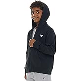 New Balance Boys Zip Up Hoodie – Full Zip Premium Cotton Blended Fleece Sweatshirt with Lined Hood, Comfortable Fit
