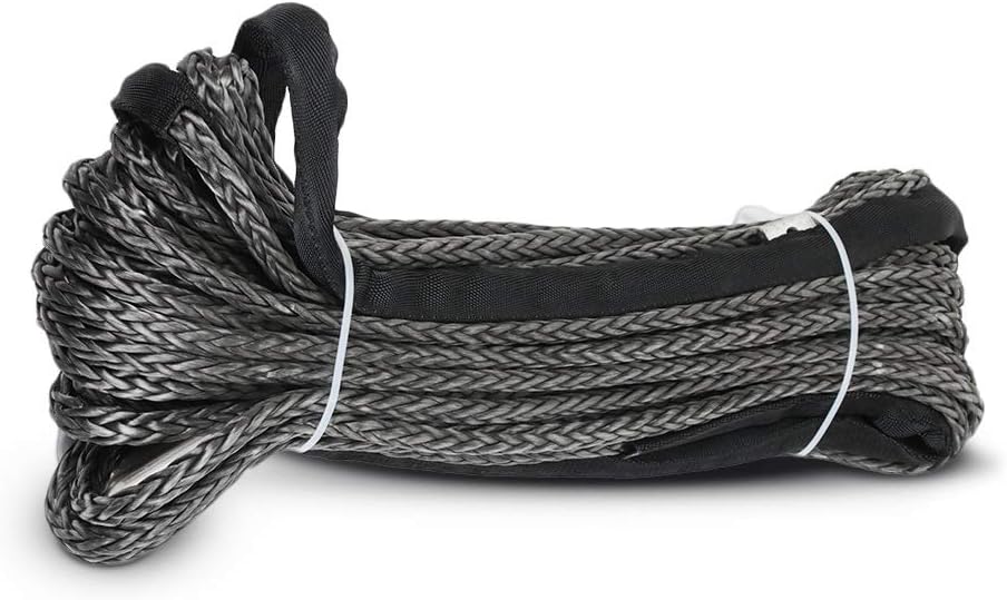 Necessary 10mm x 30m Synthetic Winch Rope Line Recovery Cable Ultra high strength Di Lima tow rope off-road vehicle winch rope ship yacht strong horse rope Car repair and maintenance products
