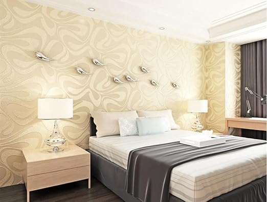 Rureng Carta Da Parati 3d Floccaggio Per Camera Da Letto