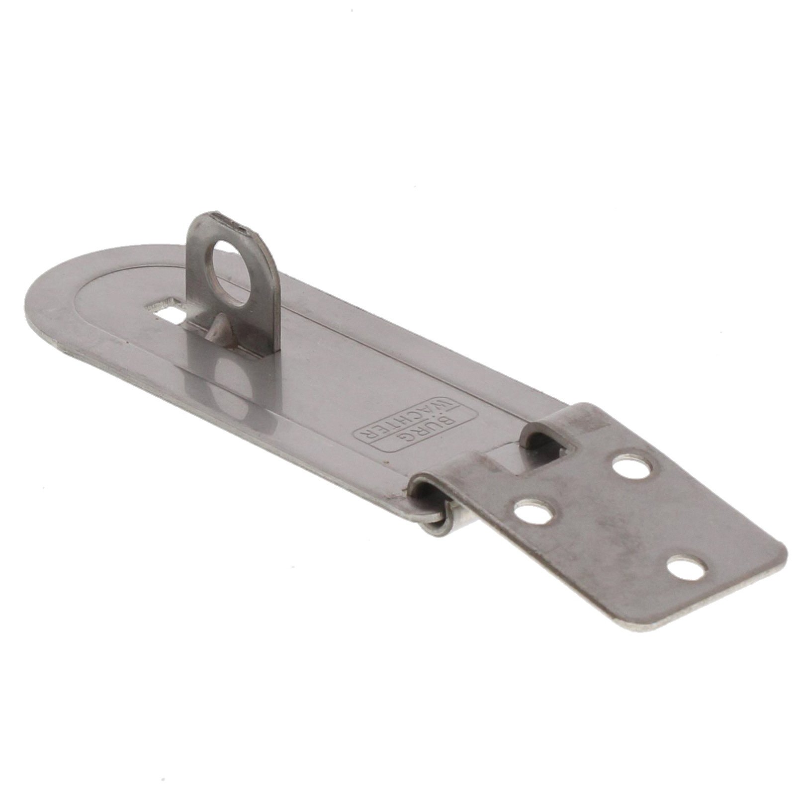 Burg-Wächter PCC 80 NI SB Stainless Steel Heavy Duty Hasps and Staples, Silver