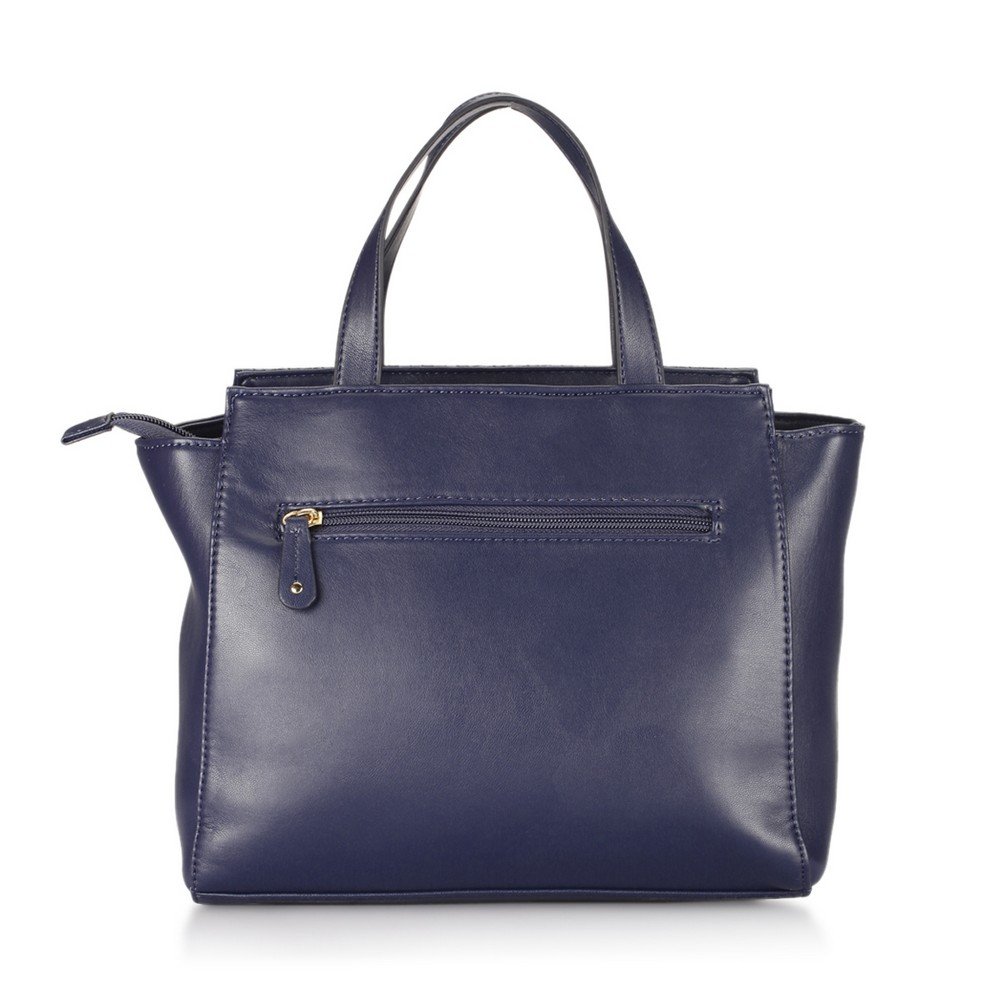 caprese women's satchel (navy)
