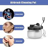 AILHOMEWELL Airbrush Cleaning Kit with Glass Pot 5 Brushes 5 Needles 3 Filters view 5