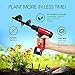 7Penn Garden Plant Flower Bulb Auger 3in x 12in Rapid Planter – Post or Umbrella Hole Digger for 3/8in Hex Drive Drill