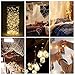 Ankway Solar Lights Outdoor,100 LED 39ft/12m 8 Modes Solar Fairy Lights,IP65 Waterproof & Bendable Lasting Durable Copper Wire,Decorative String Lights for Valentines,Wedding,Party,Patio(Warm White)