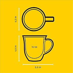 JoyJolt Serene Double Walled Insulated Glasses