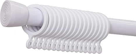 Amazon Sunnydayfabric アジャスターポール リングランナー16個付き ホワイト M 幅111 190cm 直径19 1mm 22 2mm つっぱり棒 カーテンレール ポール オンライン通販