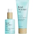 Kind Science by Ellen DeGeneres Firm + Smooth Duo, 2-Piece Skin Care Set with Micro Exfoliant & Firming Face Serum - Hyaluronic Acid Serum & Exfoliating Face Wash