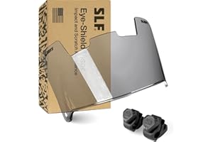 SLEEFS Football Visors for Helmet - Clear Color Tinted Professional Football Visor - Face & Eye Shield - Fits Youth & Adult Helmets - Includes Quick Visor Clips + Microfiber Bag