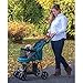 Pet Gear No-Zip Happy Trails Lite Pet Stroller, Zipperless Entry, Pine Green