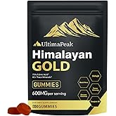 Ultimapeak Pure Himalayan Gummies for Men & Women –85+ Trace Minerals & 75% Fulvic Acid, 60 Gummies,1bag