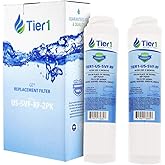 Tier1 Undersink Water Filter Replacement for GE FQSVF, GXSV65, GNSV70, GNSV75 - Carbon Block Media Reduces Chlorine and Other Water Contaminants - 2 Pack