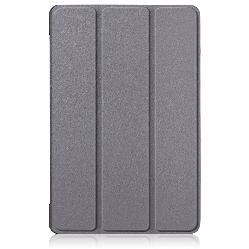 INSOLKIDON Compatible with Xiaomi mi pad 5 pro/pad 5 Tablet Case Leather Back Cover Protective Case Ultra Slim Full Body Protection Bracket Case (Gray)
