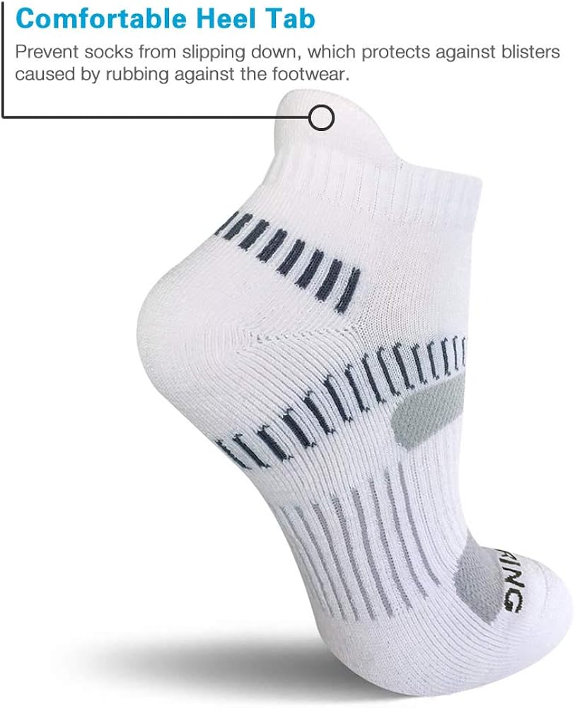 BERING Women's Performance Athletic Running Socks (6 Pair Pack): Clothing