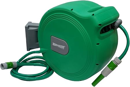 10 20 30m Automatik Schlauchtrommel Schlauchaufroller Gartenschlauch Aufroller Amazon De Garten