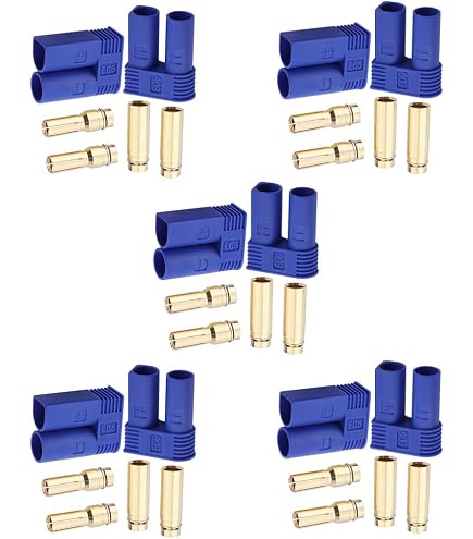 Batterij Connector Adapter Deans To Ec5 Adapter OliRC 2pcs Mâle EC5 à Femelle XT90 Adaptateur Connecteur Avec 14awg 5cm... Xt90 Extension Cable RC Batterij Adapter