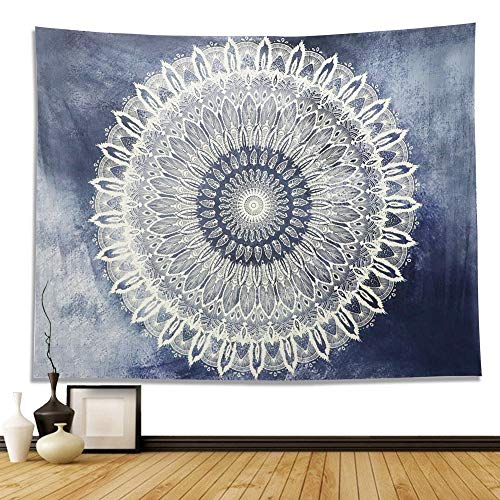 Dremisland Indian Wall Decor Hippie Tapestries Bohemian Mandala Tapestry Wall Hanging Throw (M, Gradient Pattern)
