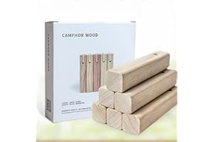 Manwetye 20 PCS Camphor wood strips(10 * 2 * 2cm/3.94 * 0.79 * 0.79in),Better insect repellent than Cedar Balls, for Clothes 