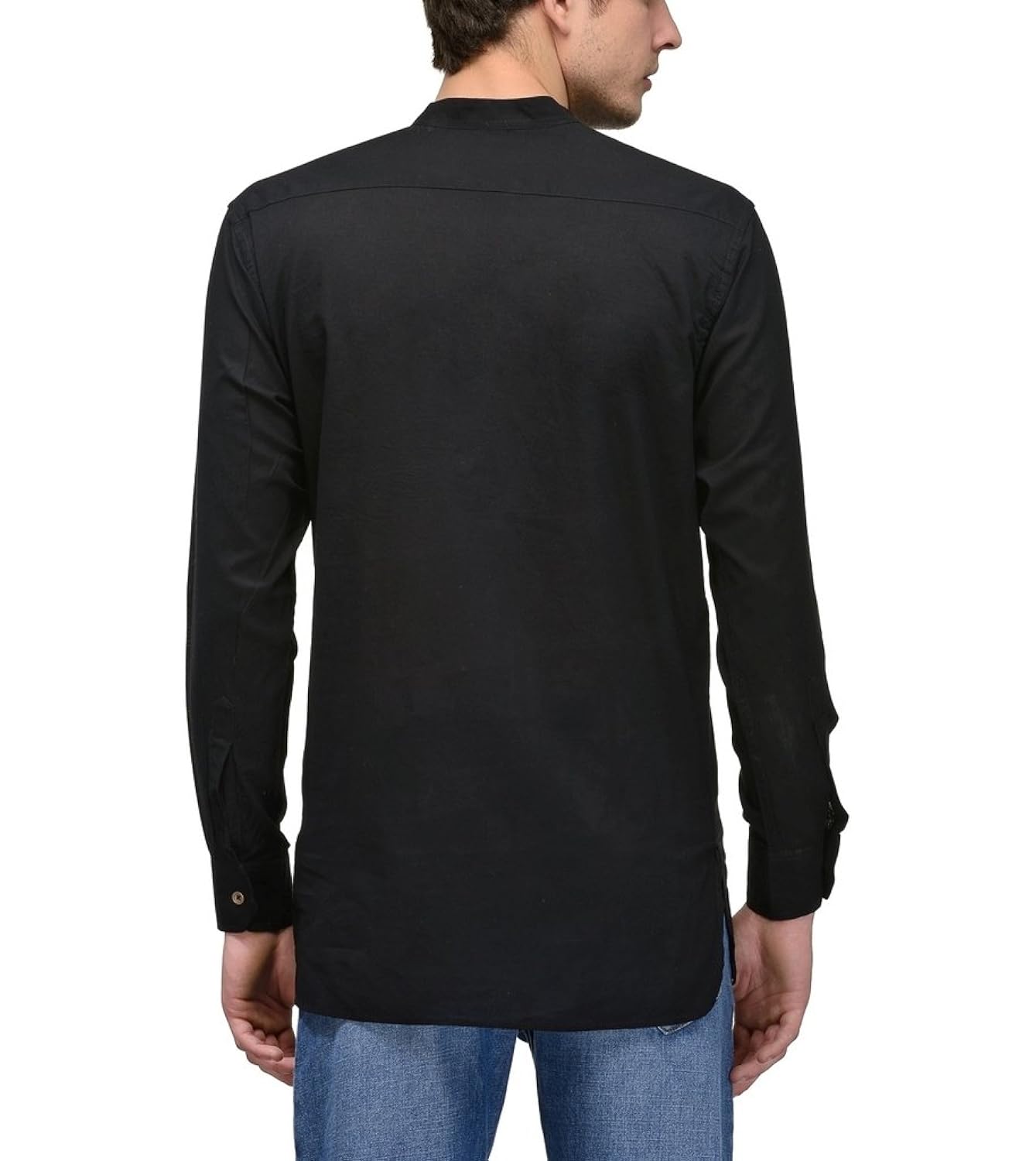 feed up men's cotton short kurta (feedu01kurta101lemon-p)