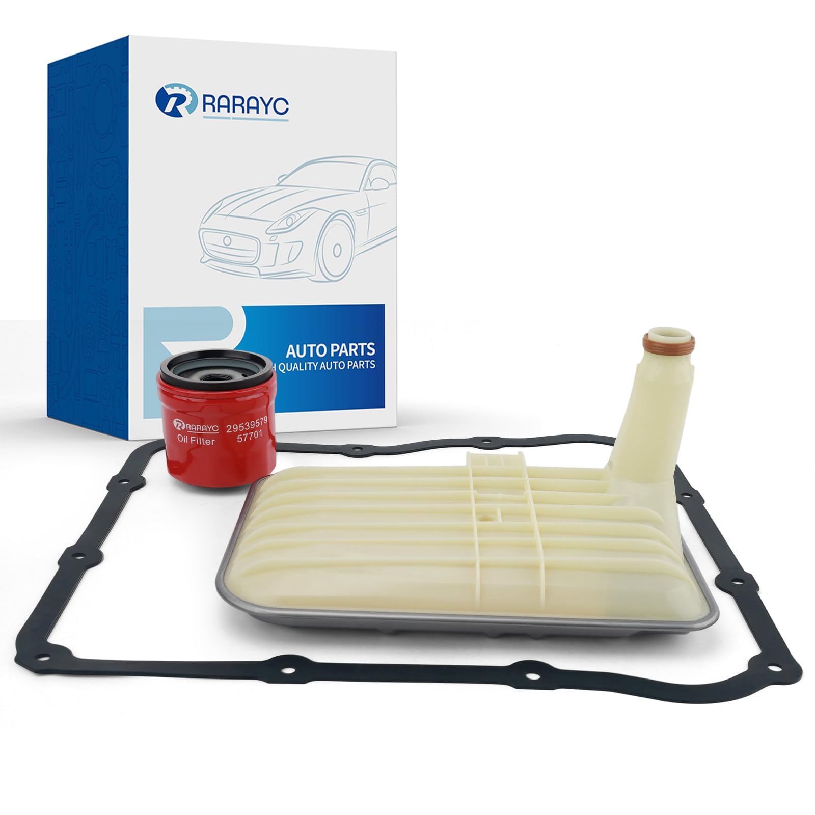 Photo 1 of RARAYC Transmission Filter Kit for Allison 1000/2000 Series Compatible with Chevy Silverado 2500HD/3500HD 2010-2019 & GMC Sierra 2500HD/3500HD Complete Set with Gasket 29542824 29539579 Deep Pan