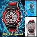 VILIYSUN Kid Watch 50M Waterproof Sport LED Alarm Stopwatch Digital Child Quartz Wristwatch for Boy Girl Red