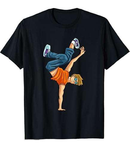 Amazon.com: B-Boy Bboying Hip Hop Music Breakdance T-Shirt