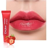 evpct Nourishing Moisturizing Tinted Lip Balm for A Sheer Tint of Color, Softens Smooths Hydrates Moisturizes Lightweight, Lip Care Gloss Plumper Stain for Women Dry &amp; Chapped Lips, 01# STRAWBERRY
