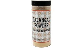 Dinavedic Pure Galangal Powder - 115g (4oz) | Ground Dried Galangal Root, All Natural, No Additives, Authentic Product of Ind