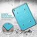 ULAK iPad Mini Case [KNOX ARMOR] Full-Body Rugged Hybrid Protective Case Kickstand for Apple iPad Mini 1/2/3 with Built-in Screen Protector (Blue)