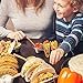 Taco Shell Stand Up Holders - 4 Pack Premium Stainless Steel Oven, Dishwasher Safe Taco Holder, Holds 3 Tacos Each Keeping Shells Neat and Upright, Also Comes With 4 Salsa Cups and 4 Wooden Spoons