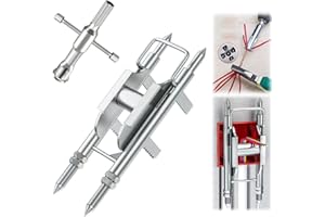 MUSIBO Wire Threading Aid, Durable Threading Aids with Anti Slip Sawtooth, Cable Threading Aid, Wire Boxes Pulling Aid, with 1 Wire Twisting Tools, for Junction Boxes and Distribution Panels.