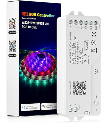 Led Strips Led Controller Google Home Wifi Led Strip Lights Wi-Fi