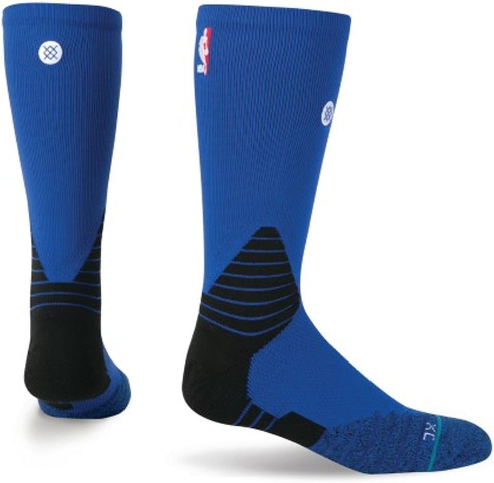 Stance – Calcetines NBA Solid Crew Oncourt azul, L: Amazon.es ...
