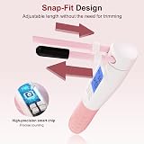 Flintronic Dual-Purpose Skipping Rope with Counter Pink White view 5