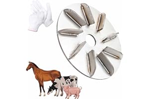Pig Hair Removal Tool, Labor-Saving Pig Hair Remover Scraper Disc, Hog Scraper Tool for Livestock Dehairing for Farm, Butcher