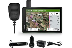 Wearable4U - Garmin Tread SxS, GPS Navigator, Ulltrabright Display, Preloaded Topography,Group Ride Radio, inReach Technology with Power Pack Bundle