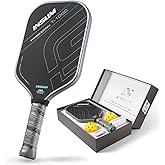 INSUM Pickleball Paddles, Carbon Fiber Pickleball Paddle with Power Polymer Core, USAPA Approved, Pro Pickleball Rackets for Ultimate Spin & Consistency, Come with Cover
