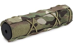 KRYDEX Tactical Airsoft Suppressor Cover 7 inch/18cm
