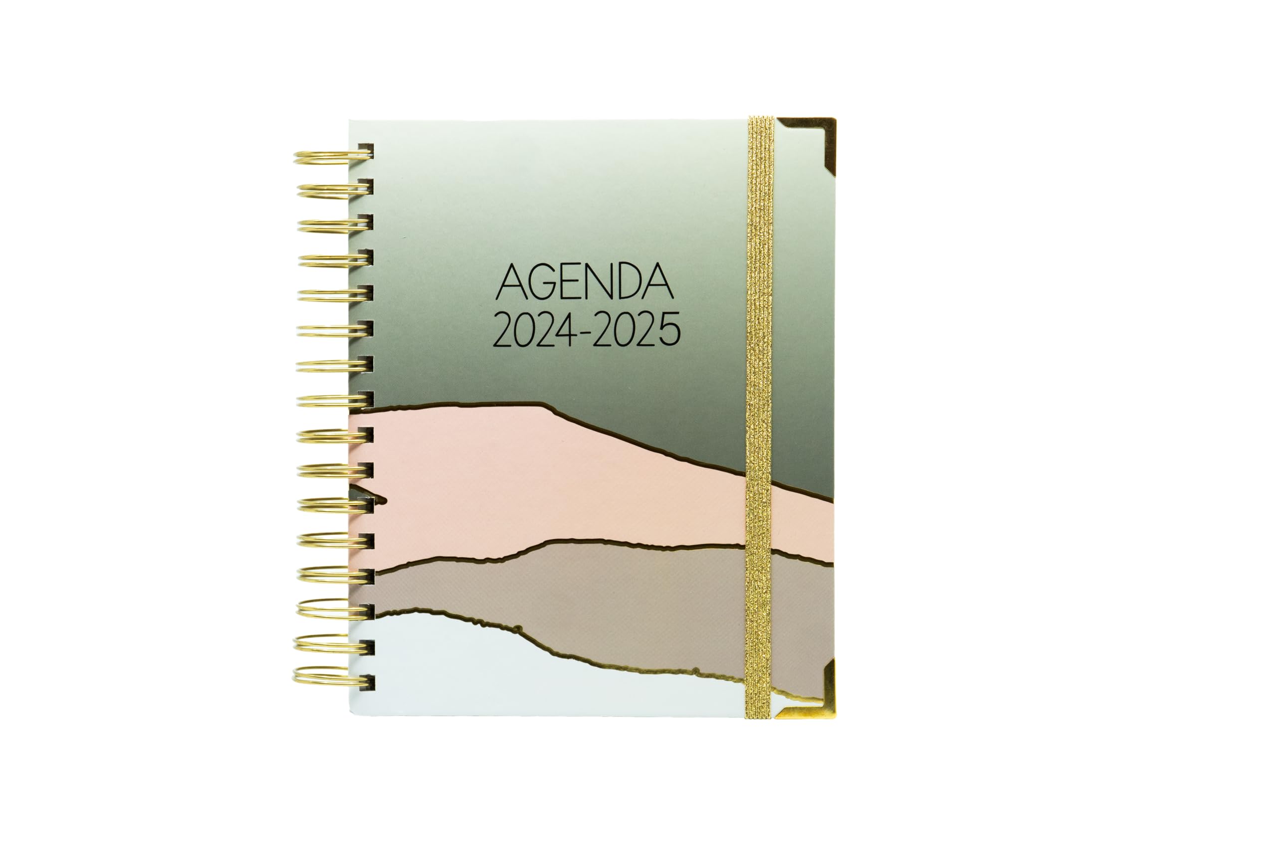Dune 2024-2025 School Planner – Daily and Yearly Planning, Premium Binding – Yearly Planner with 1 Day Per Page and Monthly Dividers – Size 2.5 x 17.5 x 21.5 cm – Sweetcolor