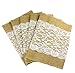 Aokbean Lace Burlap Table Runner, 5 Pack Rustic Farmhouse Fall Tablecloth 12x42 Inches Long Burlap Roll, Vintage Fabric Jute Placemats for Wedding Thanksgiving Party Centerpieces Dining Table Decor